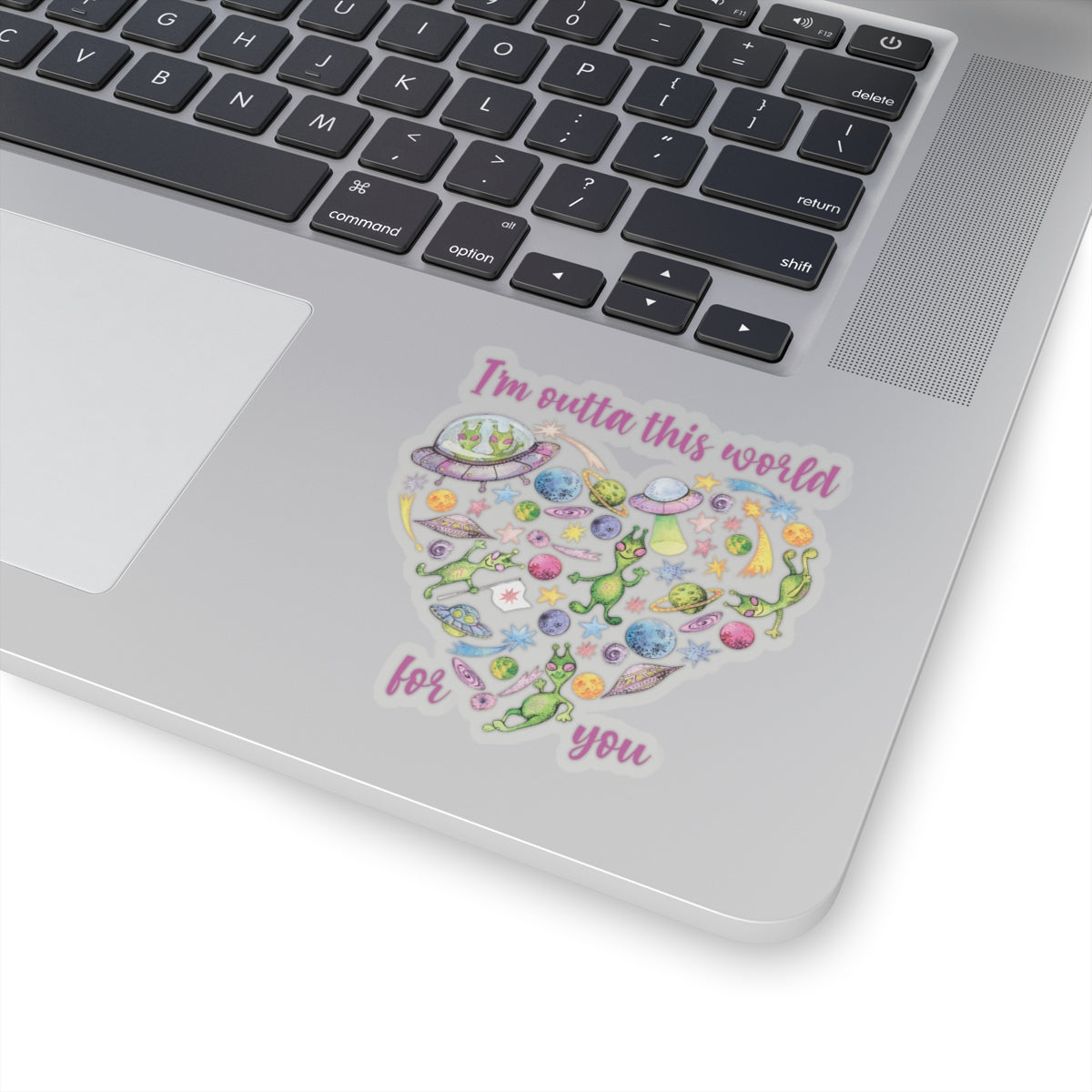 Space Heart Stickers