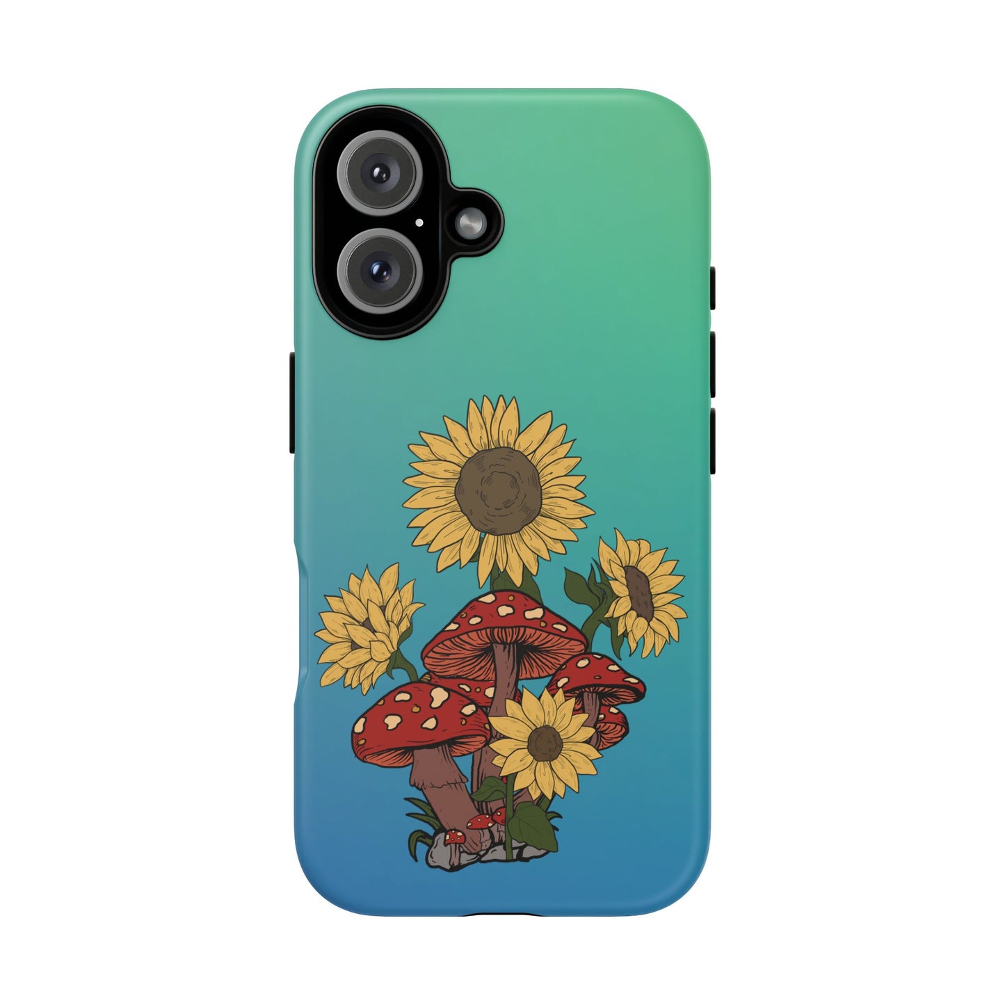 Tough Cases - Mushrooms and Sunflowers