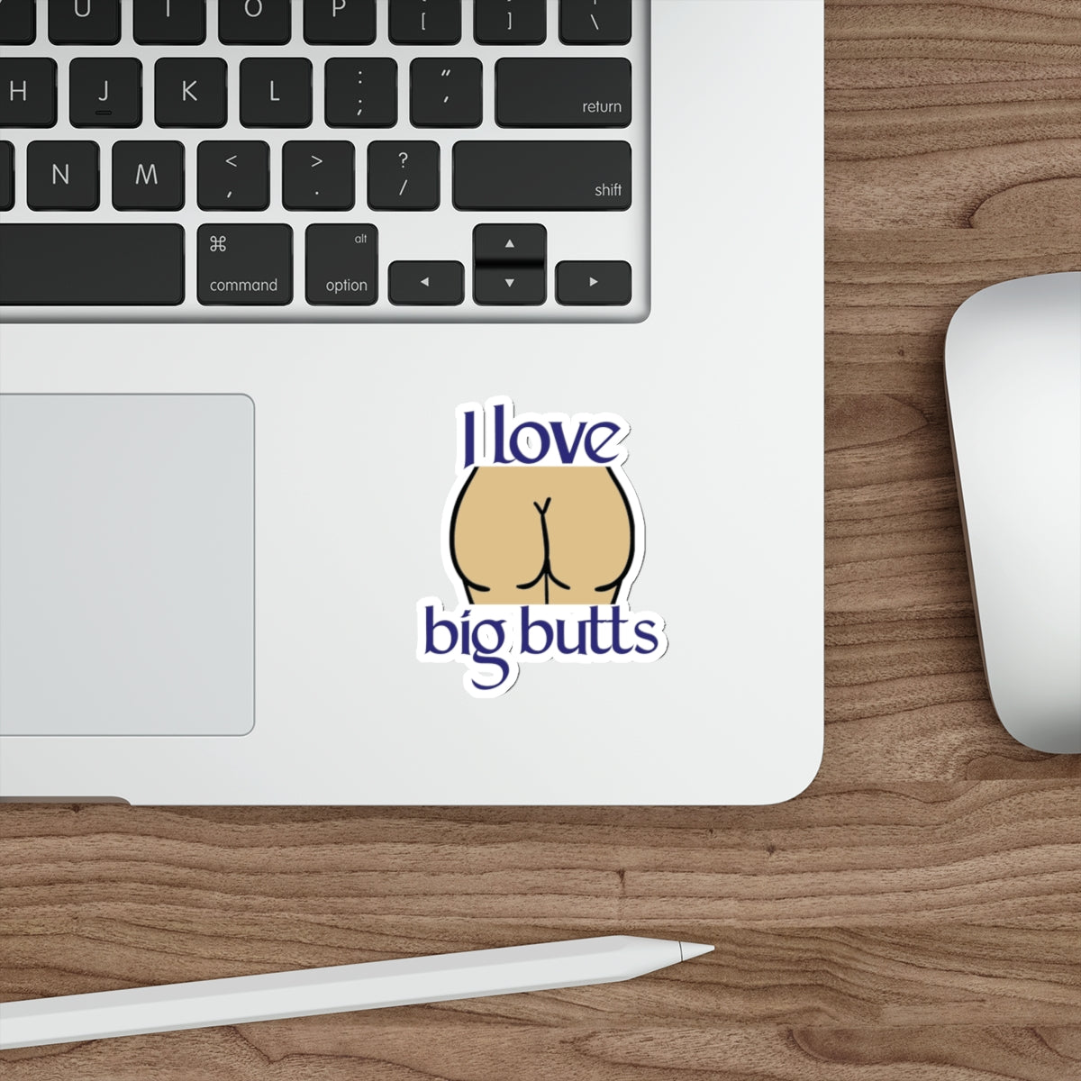 Die-Cut Stickers Big Bootie Design