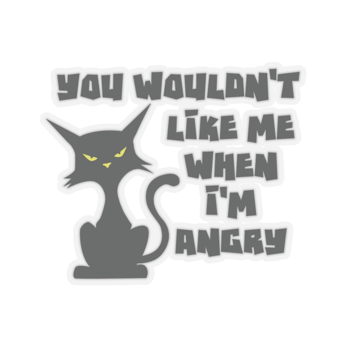 Spicy Black Cat Stickers