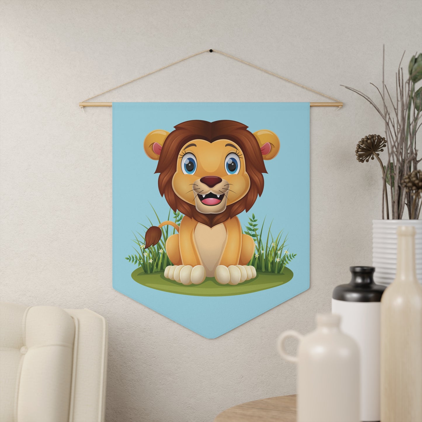 Kid's Lion Pennant