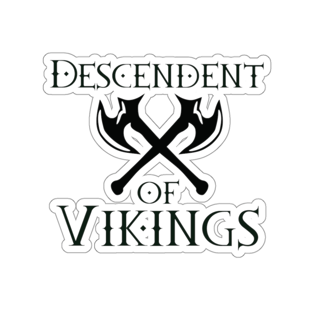 Die-Cut Stickers - Viking Inspired Print
