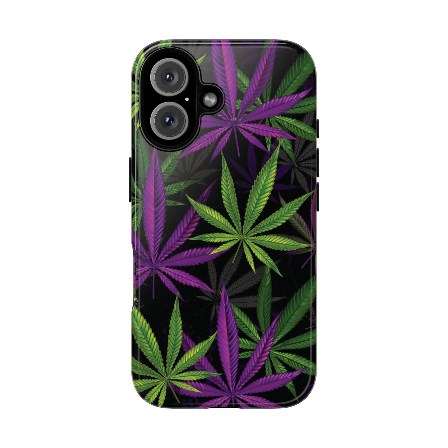 Colorful Cannabis Leaf Phone Case