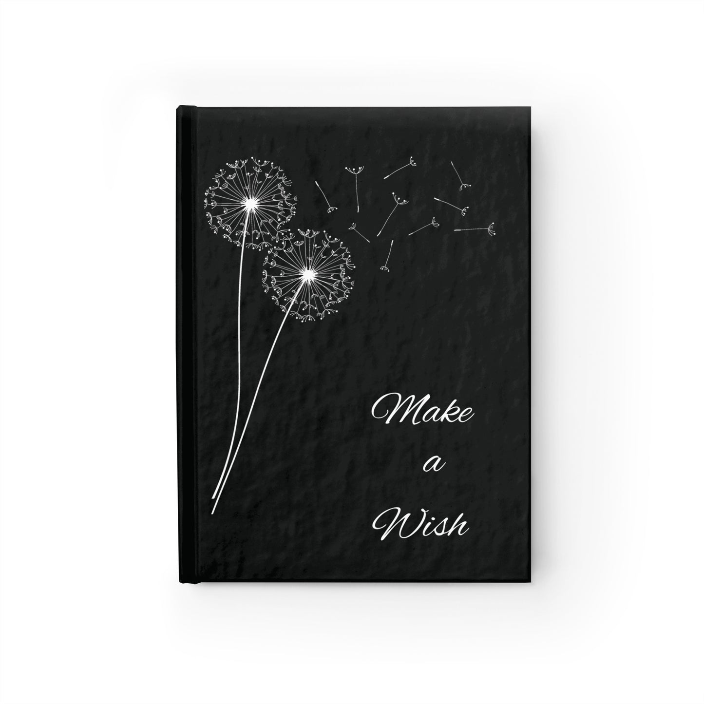Dandelion Print Journal - Black And White