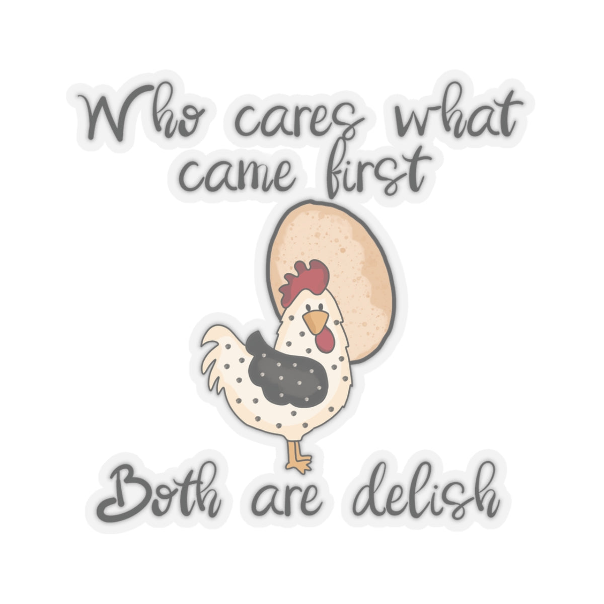 Chicken Kiss-Cut Stickers