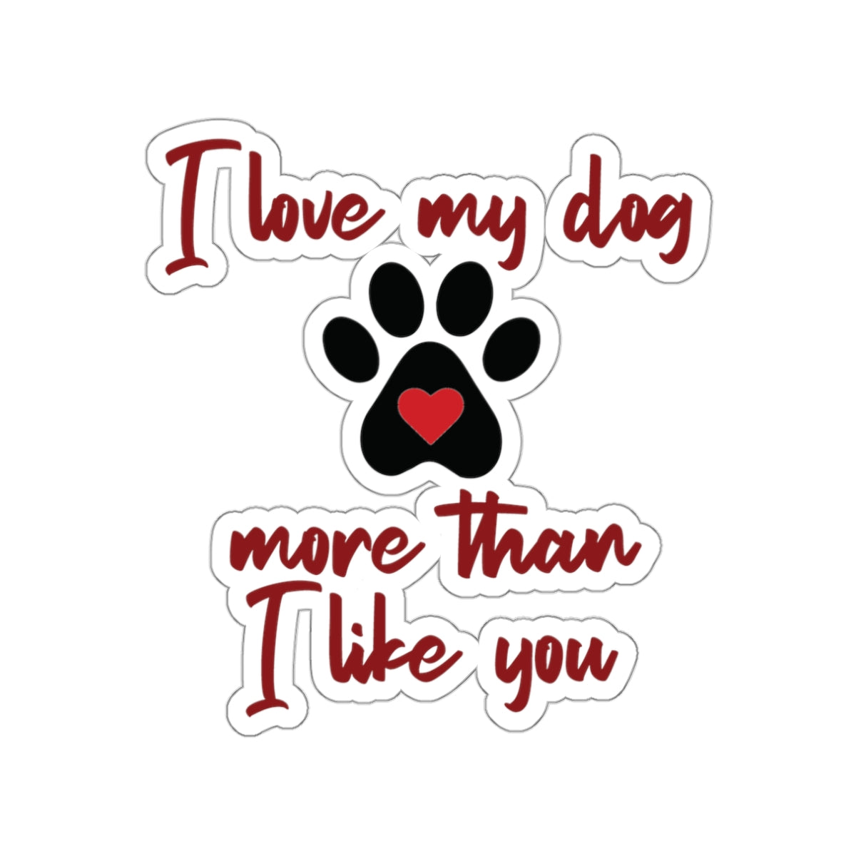 Dog Lovers Die-Cut Stickers