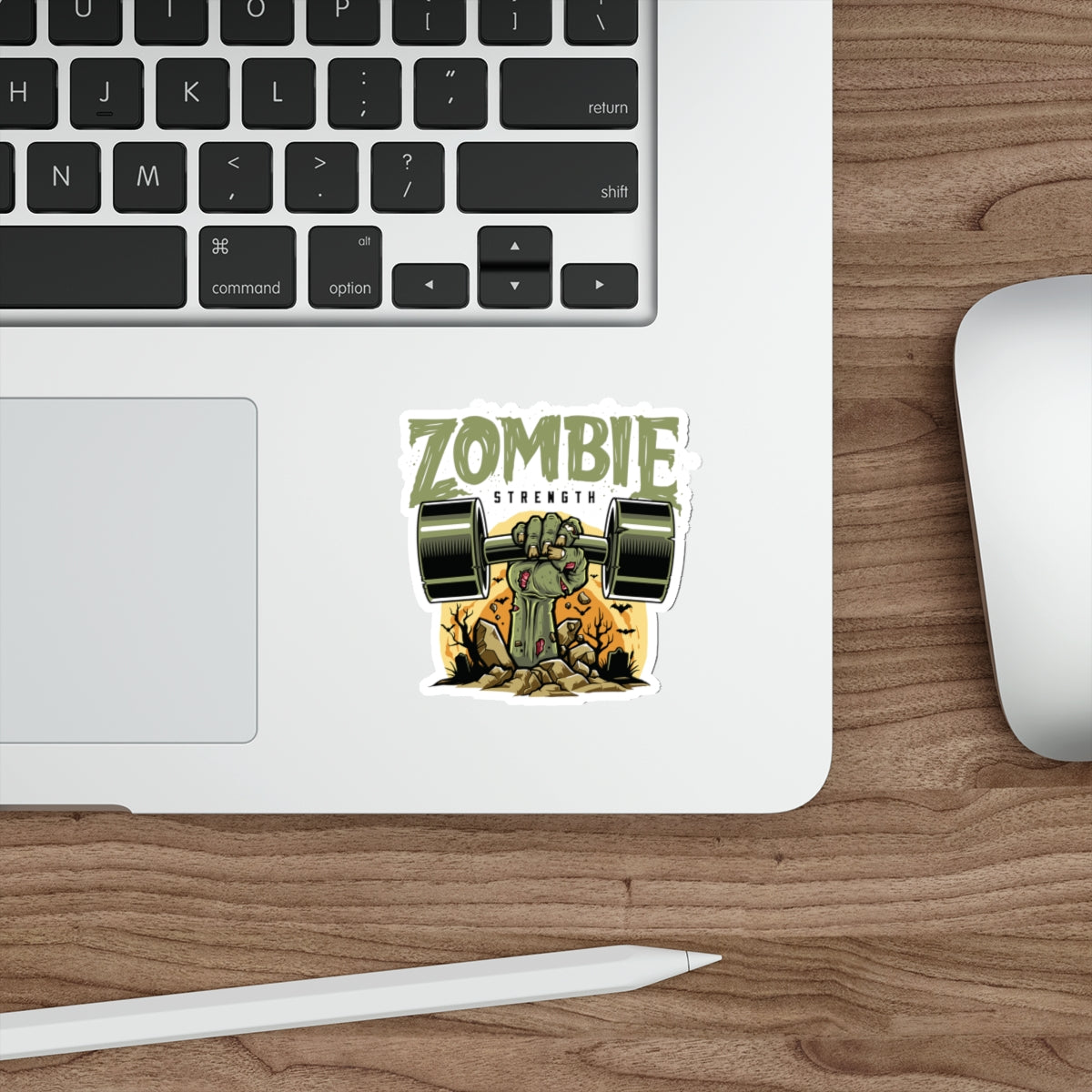 Zombie Strength Die-Cut Stickers