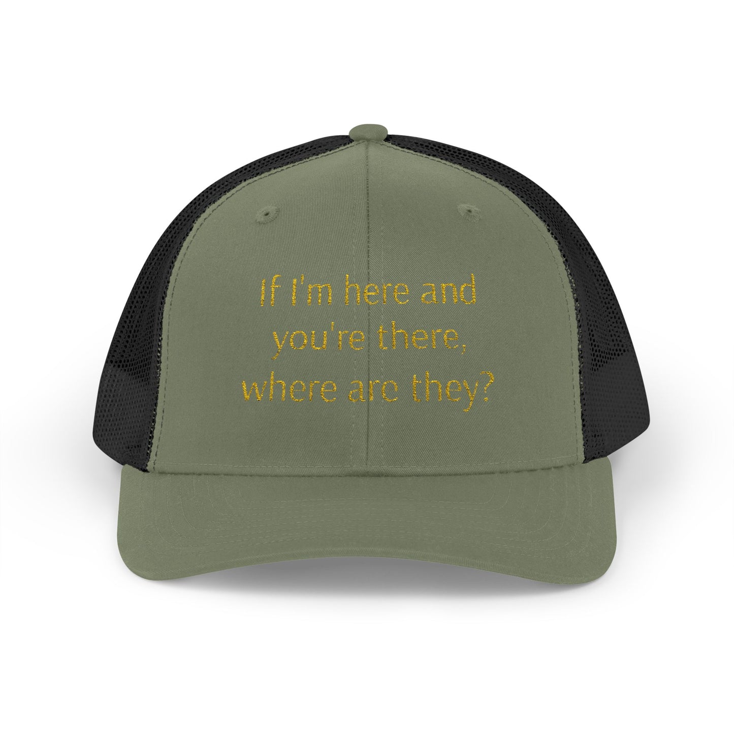 Thought-Provoking Snapback Trucker Cap, Funny Hat, Unique Gift for Thinkers, Casual Wear, Birthday Gift, Conversation Starter
