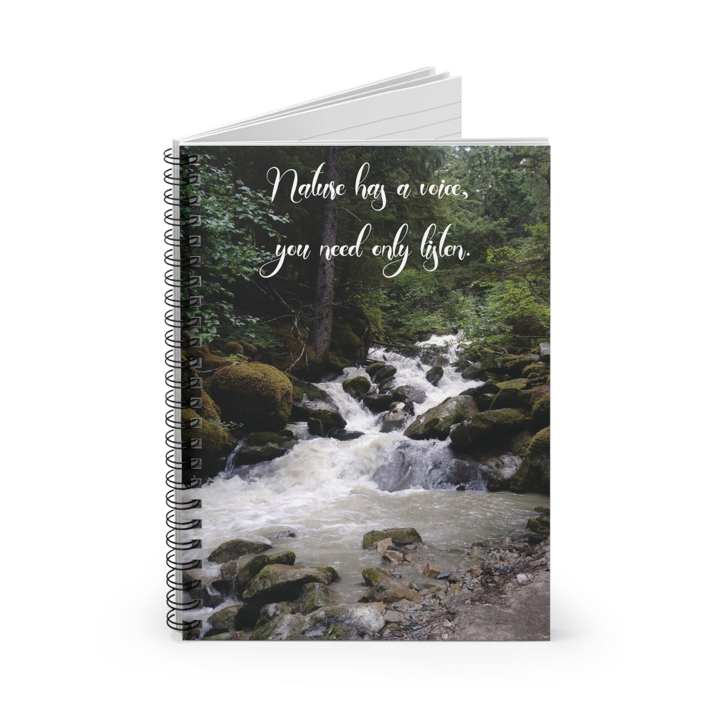 Inspirational Quote Notebook-Waterfall