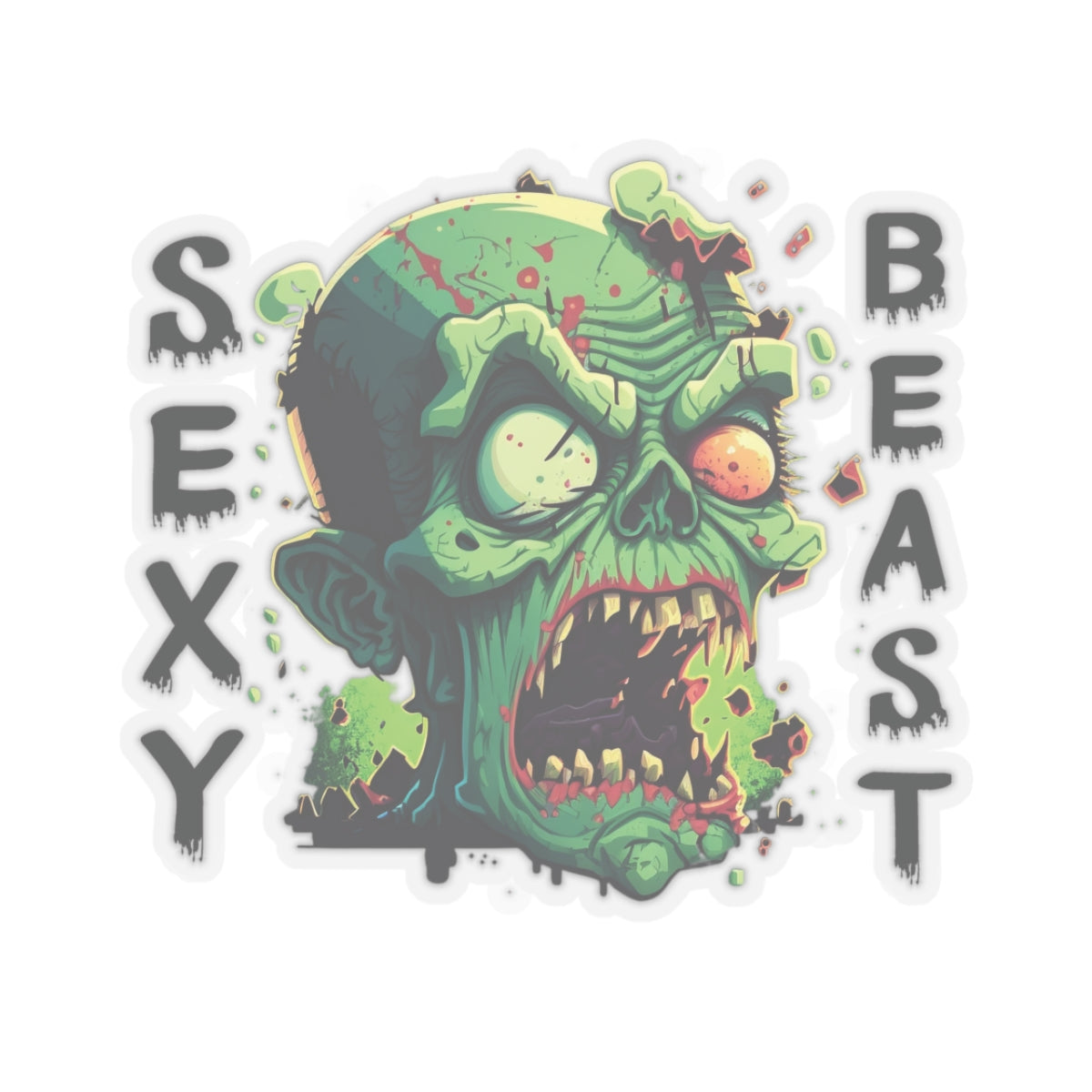 Zombie Kiss-Cut Stickers