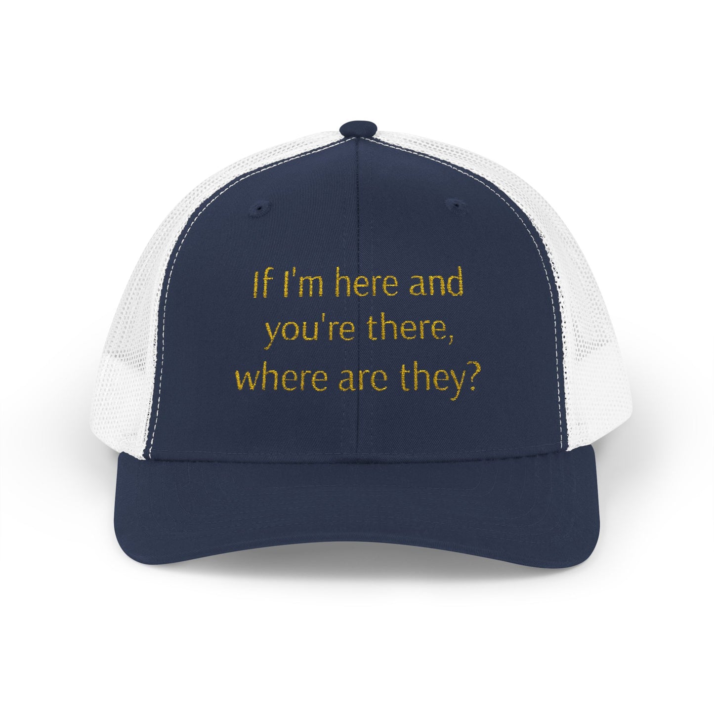 Thought-Provoking Snapback Trucker Cap, Funny Hat, Unique Gift for Thinkers, Casual Wear, Birthday Gift, Conversation Starter