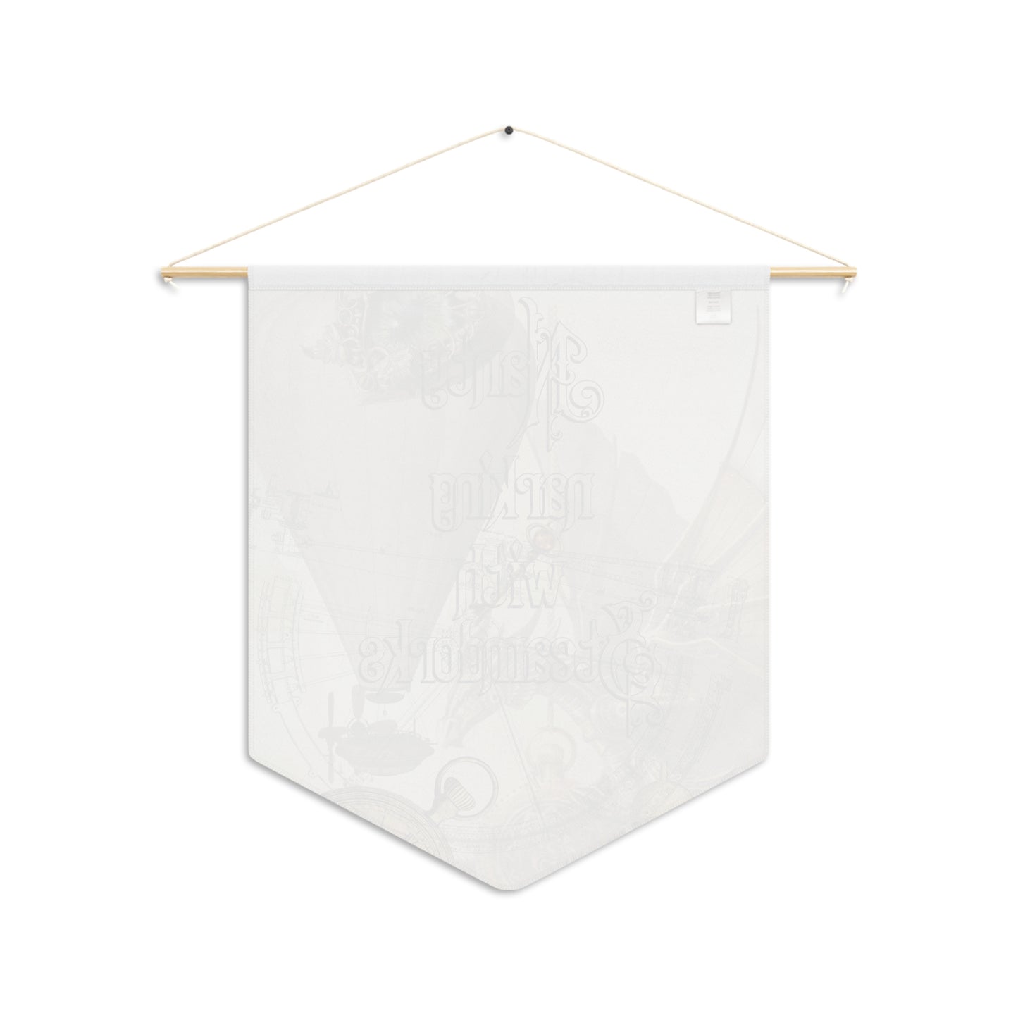 Steampunk Wall Pennant-earth tones