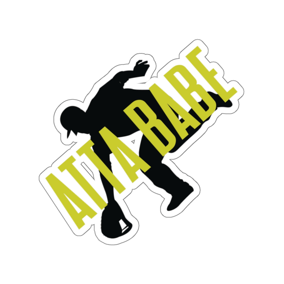 Baseball Atta Babe Die-Cut Stickers