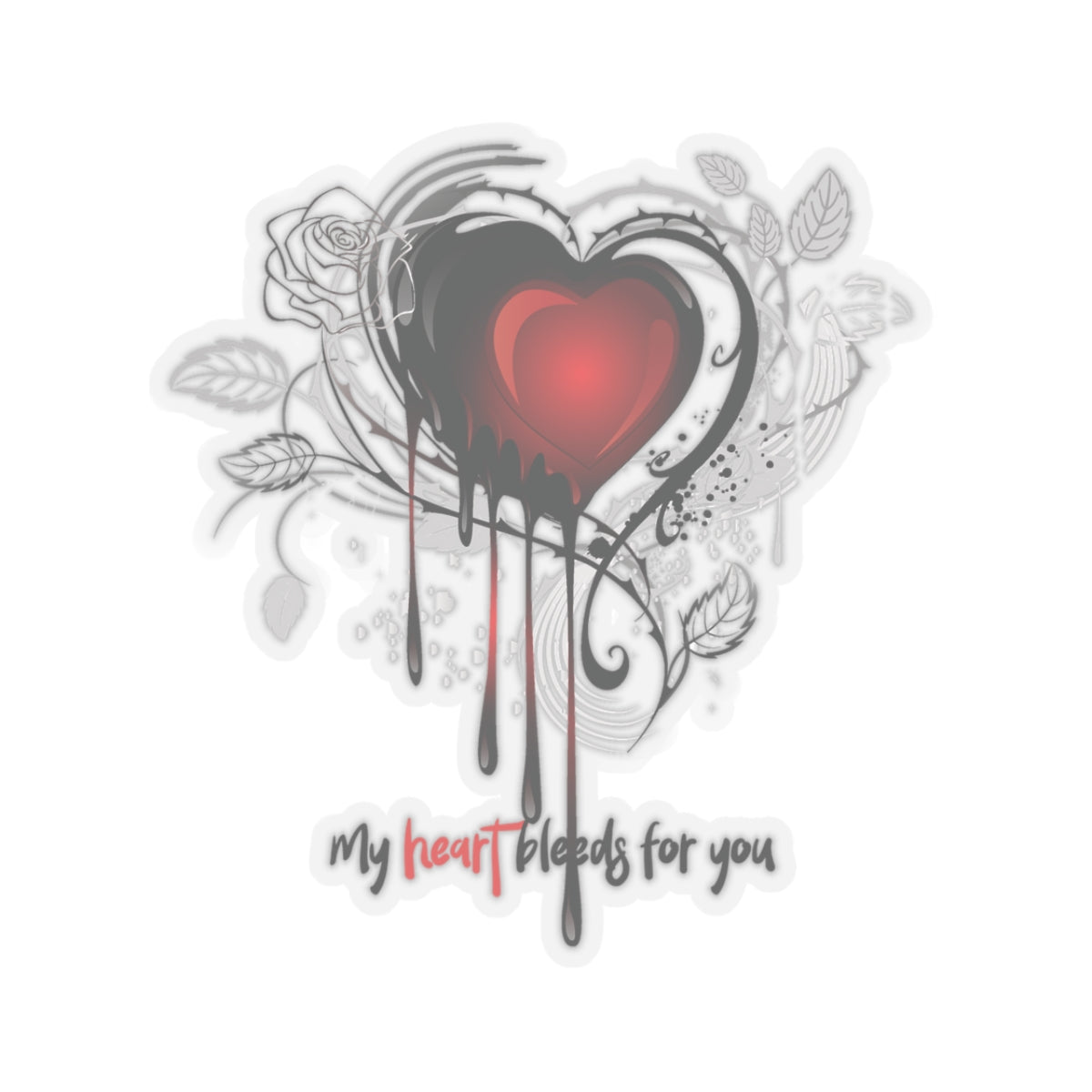 Gothic Heart Stickers