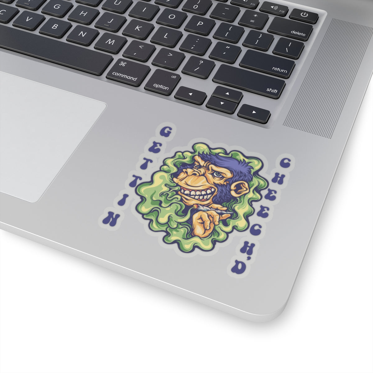 Cheech'd Gorilla Kiss-Cut Stickers