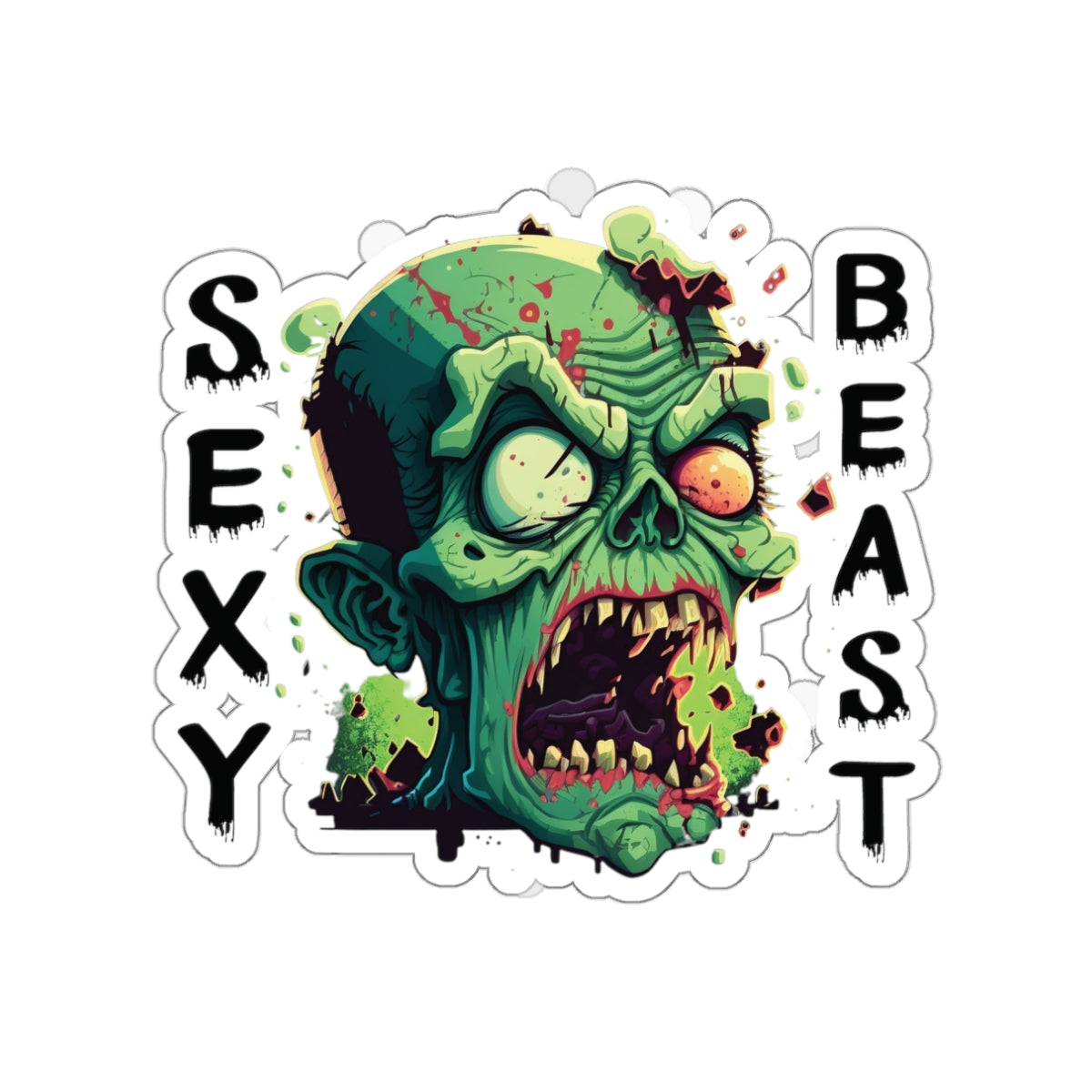 Zombie Die-Cut Stickers