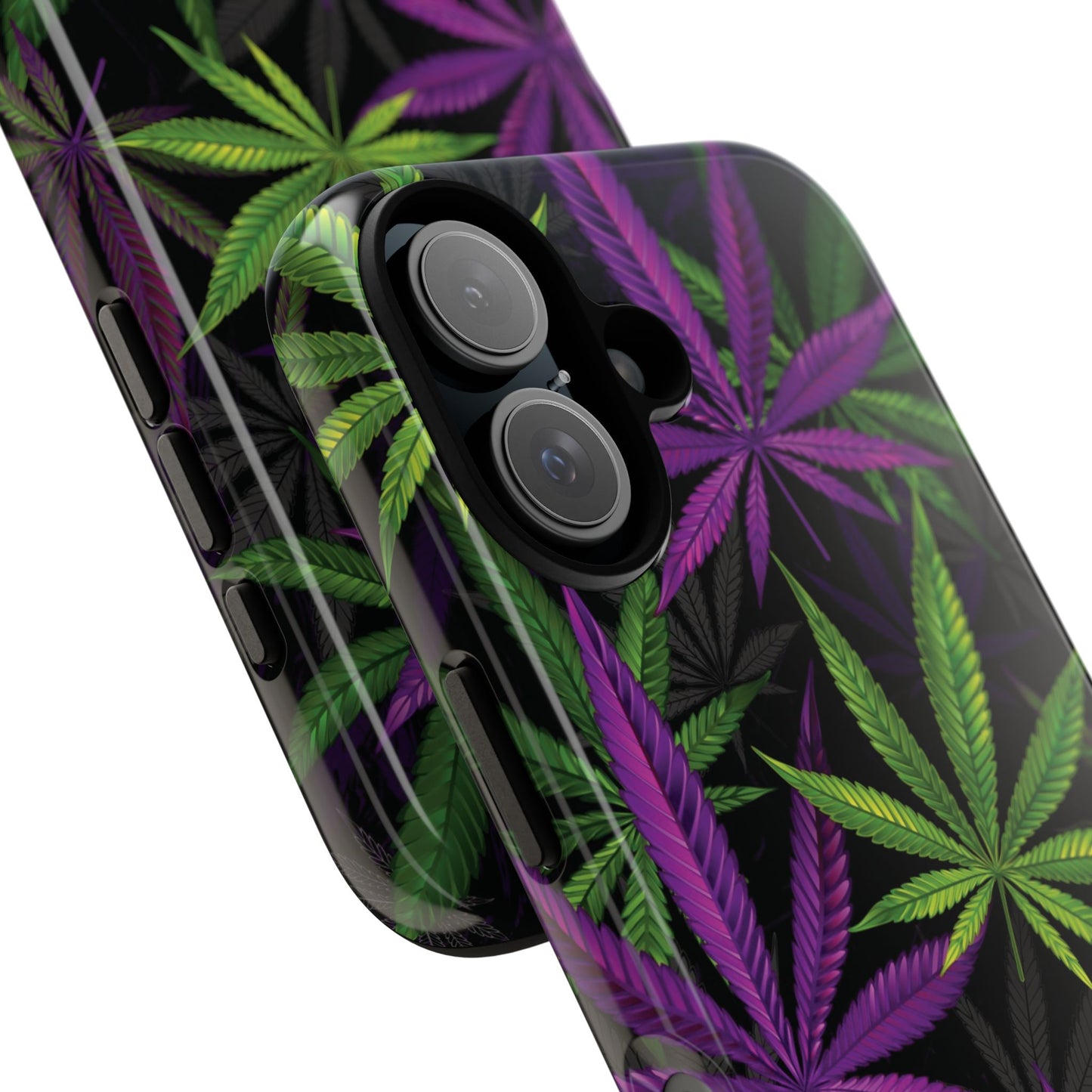 Colorful Cannabis Leaf Phone Case