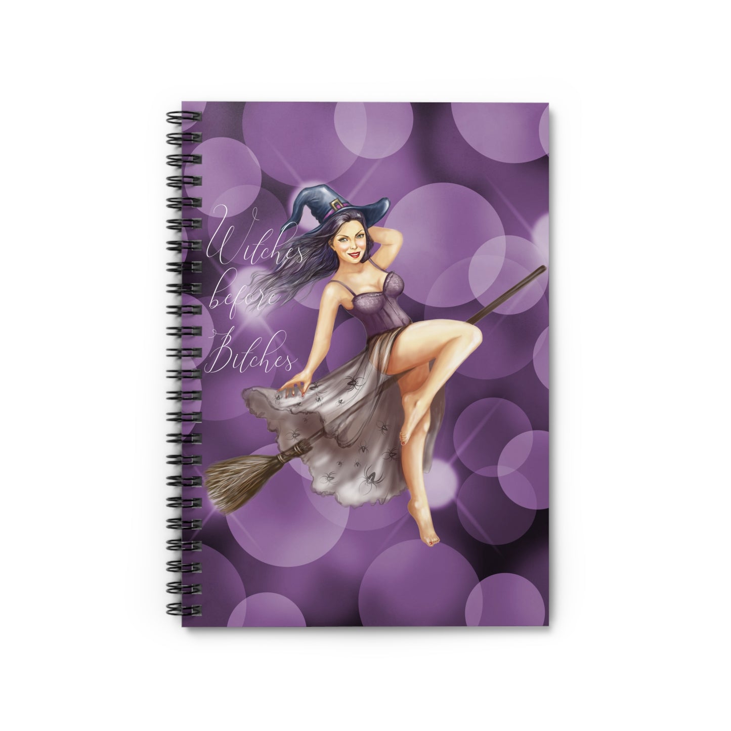 Sexy Witch Spiral Notebook - Ruled Line