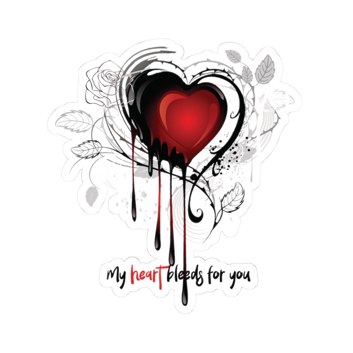Gothic Heart Stickers