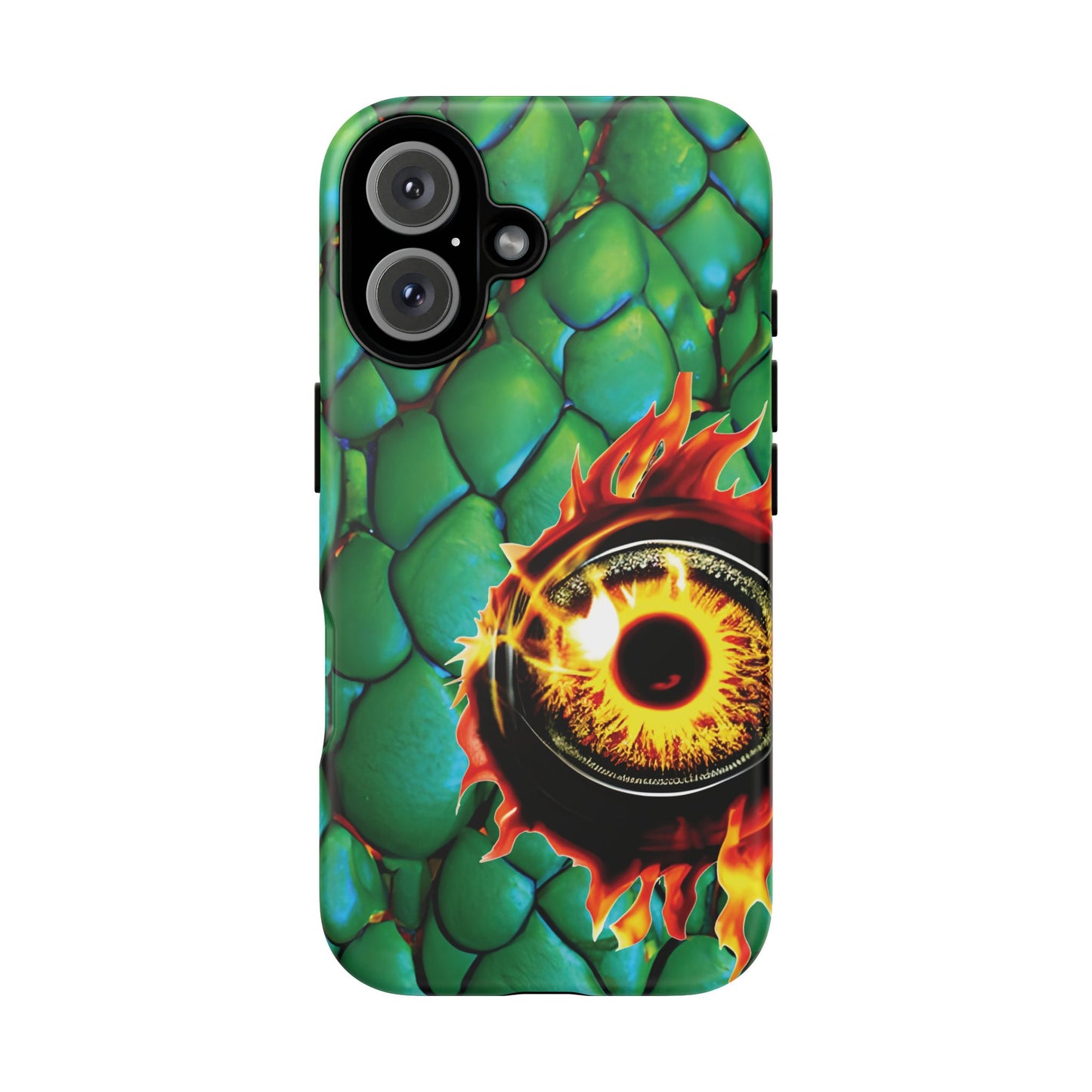 Flaming Dragon Eye Phone Case