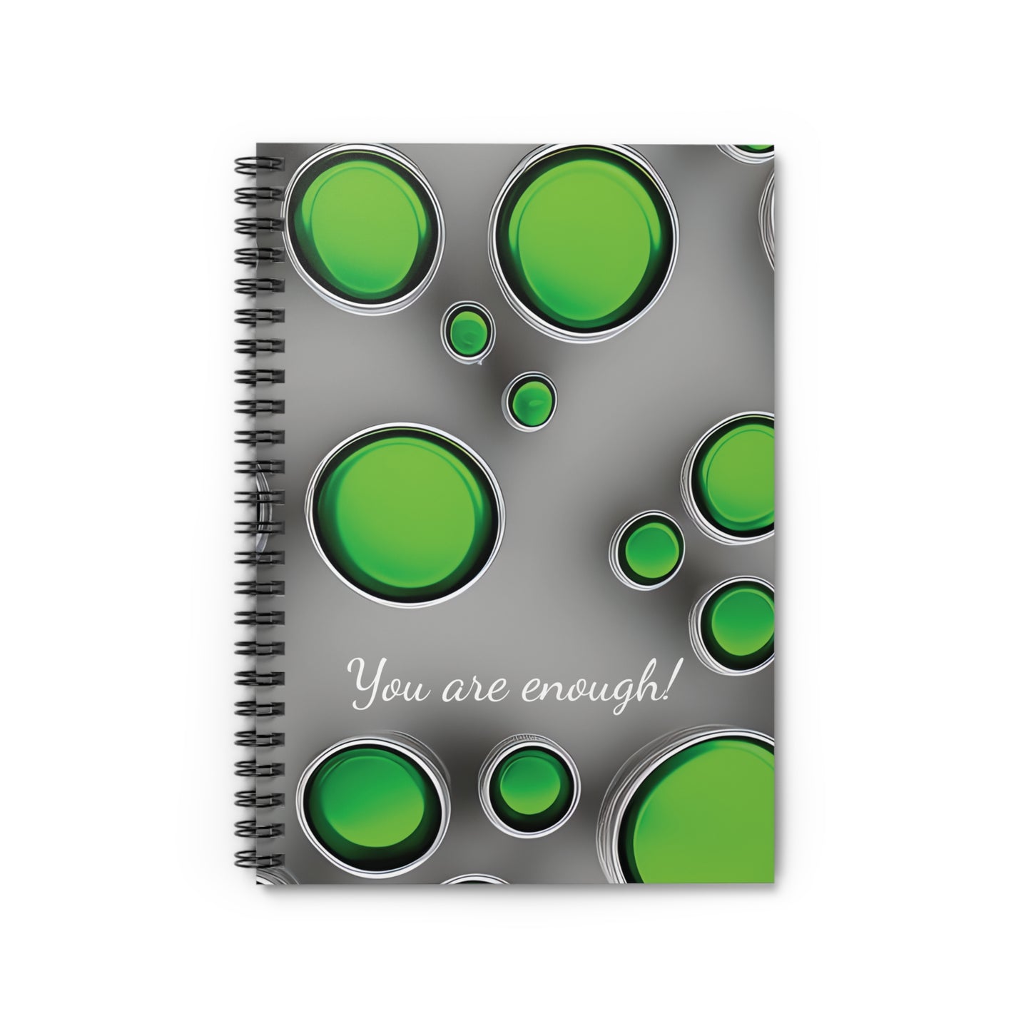 Inspirational Abstract Print Spiral Notebook