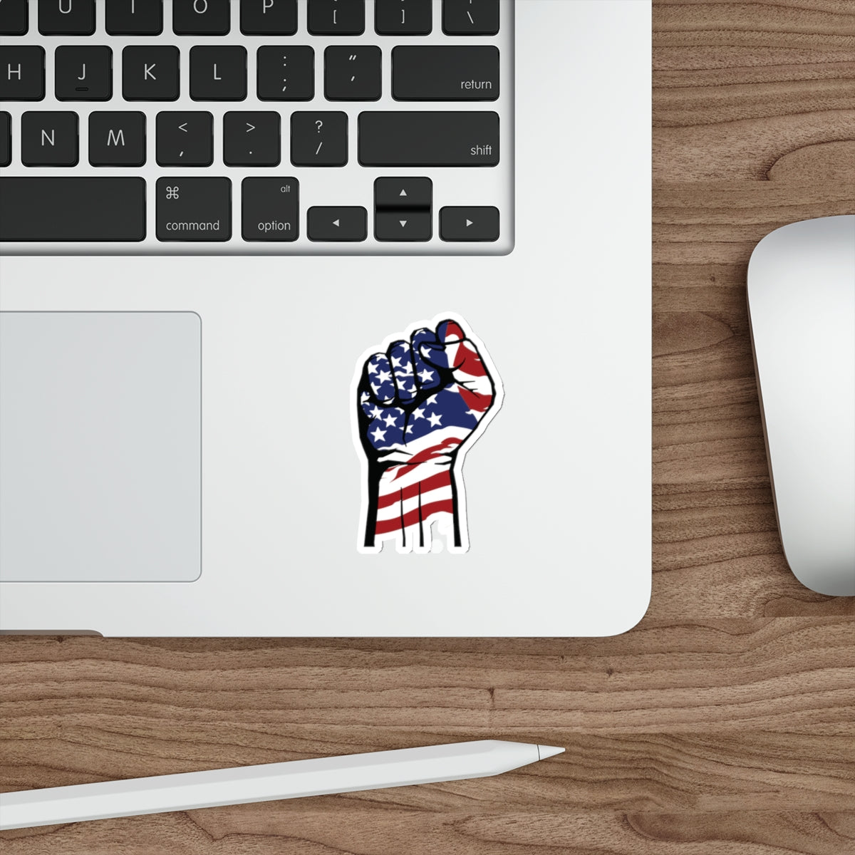 Patriotic Fist Die-Cut Stickers