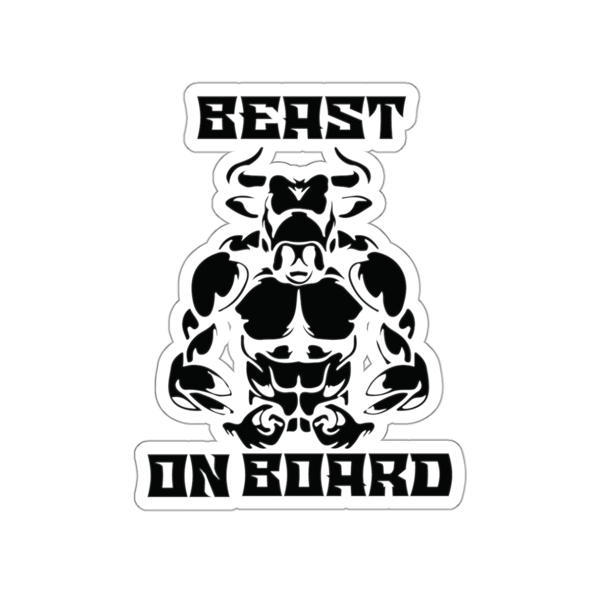 Beast On Board Die-Cut Stickers
