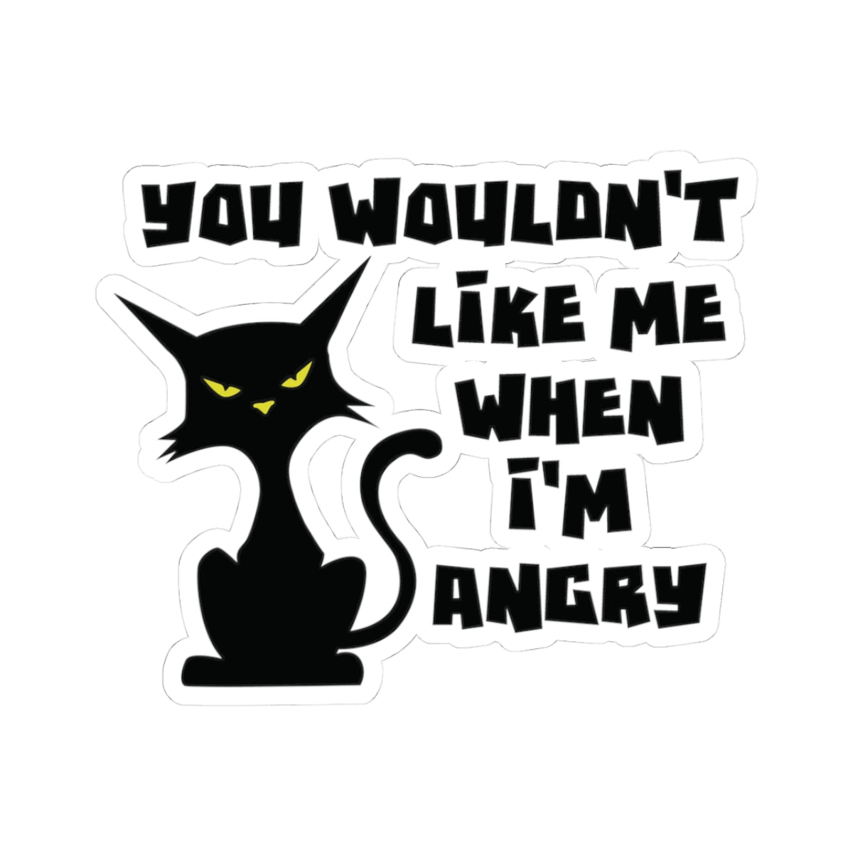 Spicy Black Cat Stickers