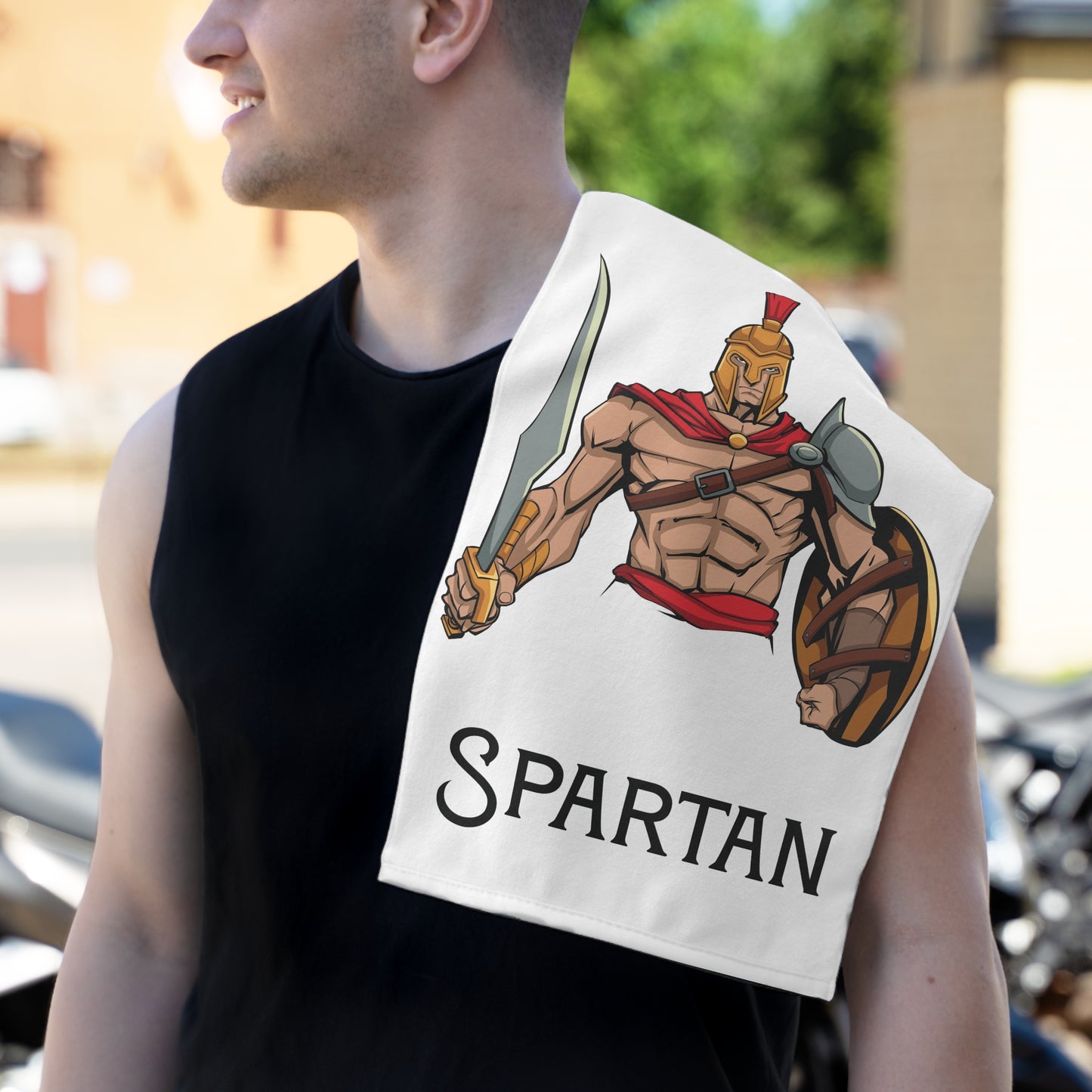 Gym Towel Spartan Warrior