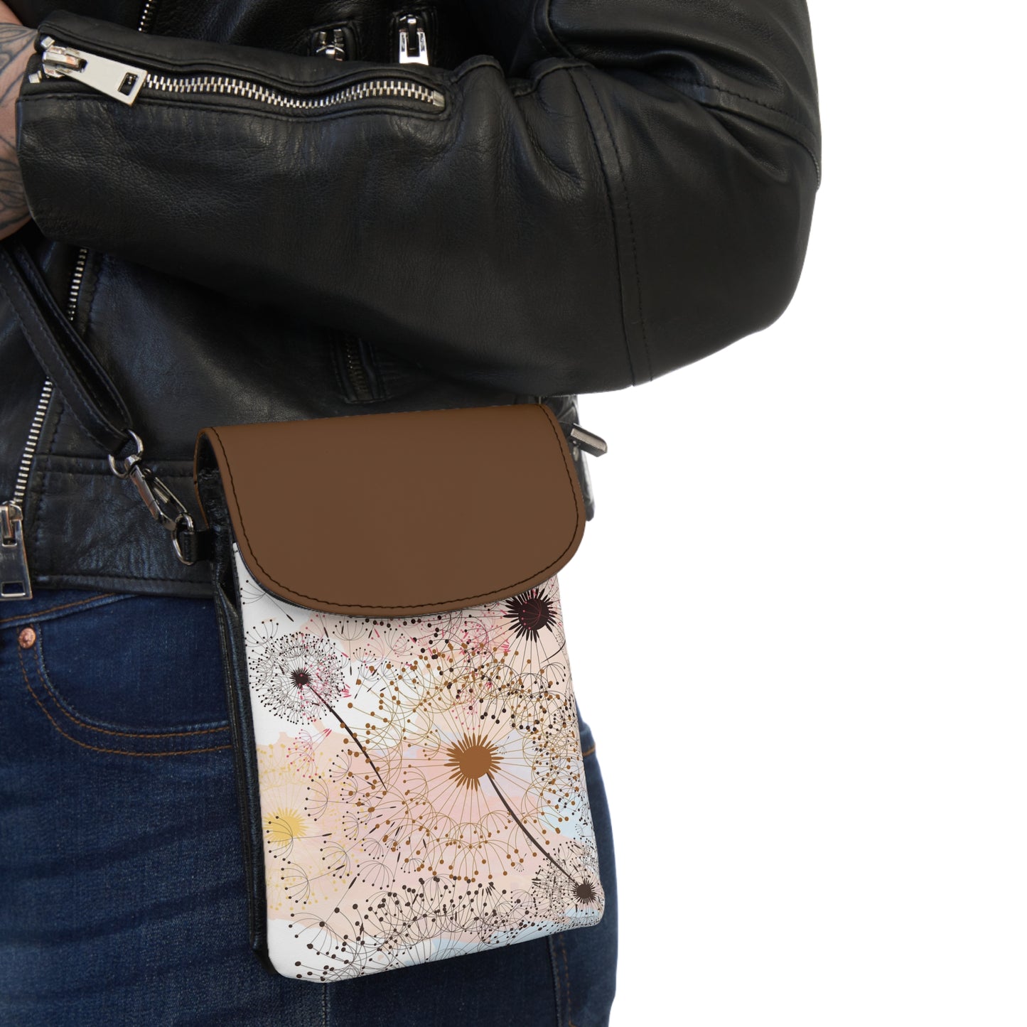 Phone Wallet - Colorful Dandelion Print