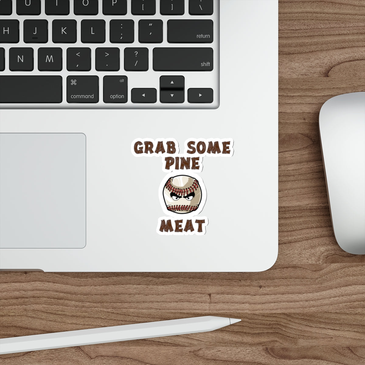 Angry Baseball Die-Cut Stickers - Sports Fan Gift