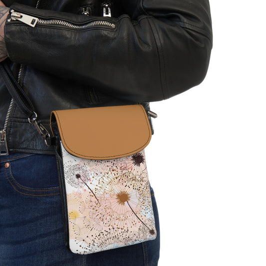 Phone Wallet with Dandelion Print