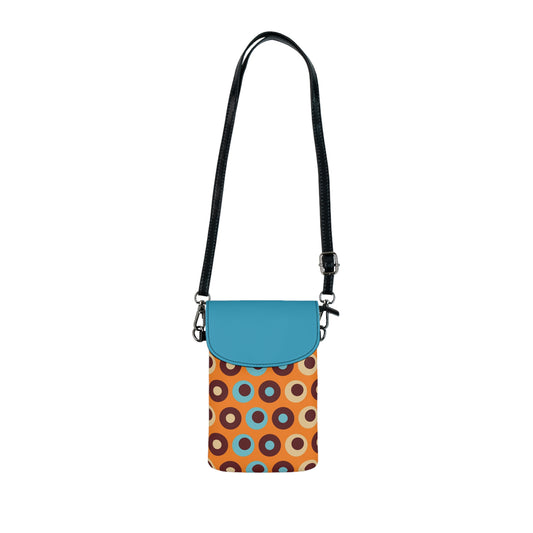 Phone Wallet - Retro Colors and Print Design