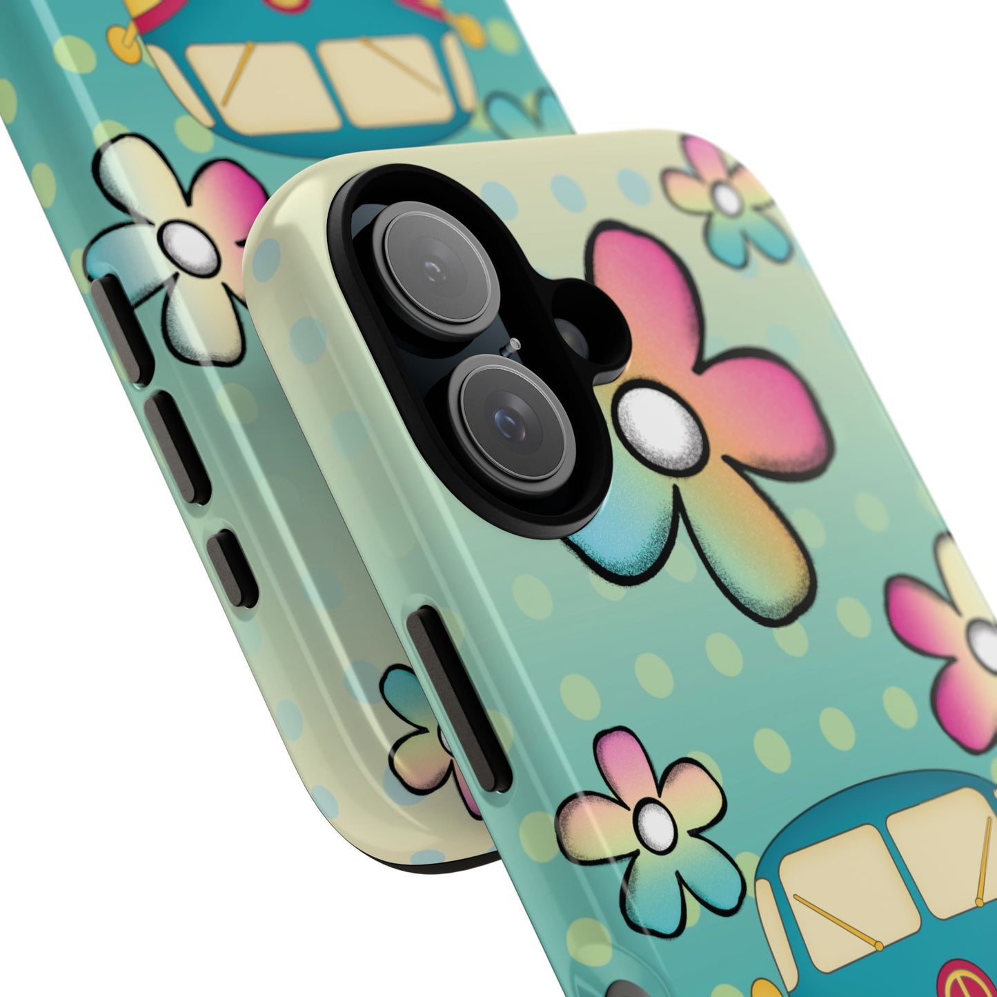Retro Hippie Print Phone Case