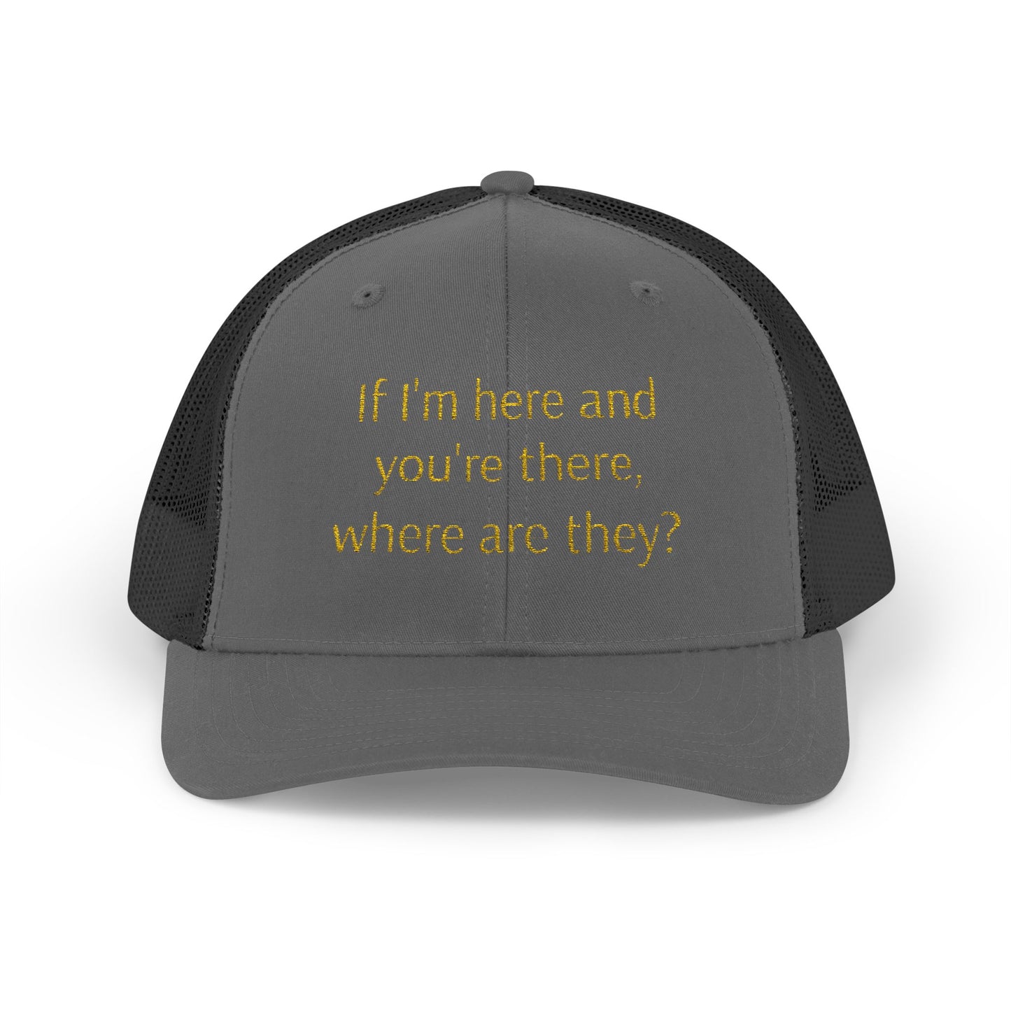 Thought-Provoking Snapback Trucker Cap, Funny Hat, Unique Gift for Thinkers, Casual Wear, Birthday Gift, Conversation Starter