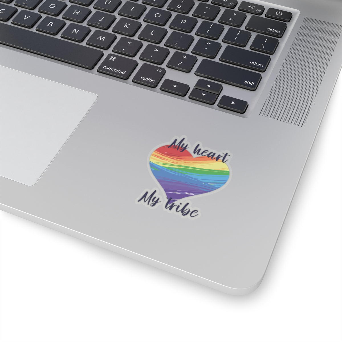 Rainbow Heart Pride - Kiss-Cut Stickers