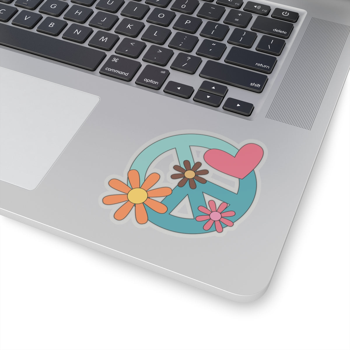 Blue Peace Sign Kiss-Cut Stickers