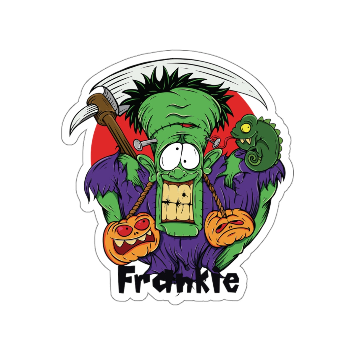 Halloween Monster Die-Cut Stickers