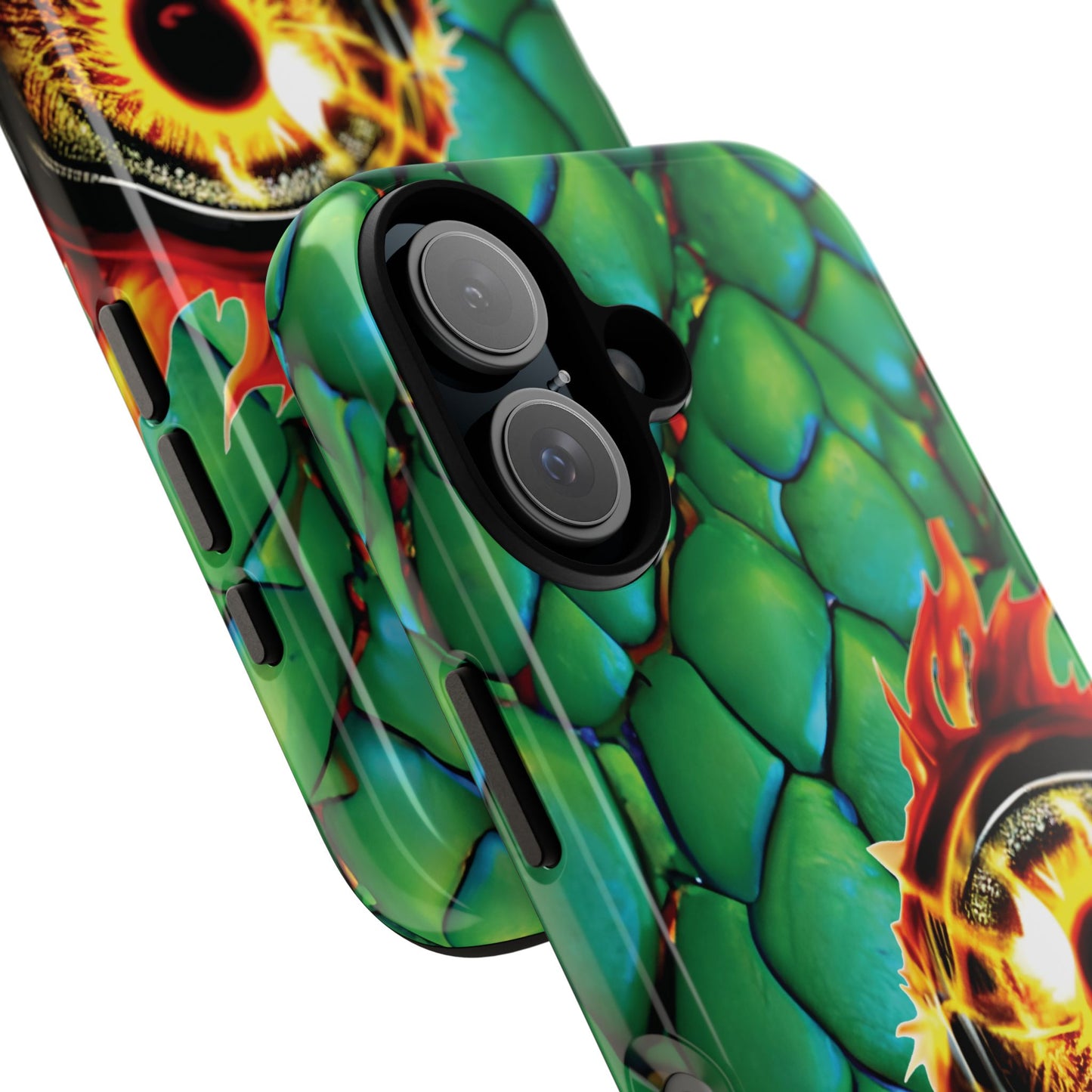 Flaming Dragon Eye Phone Case