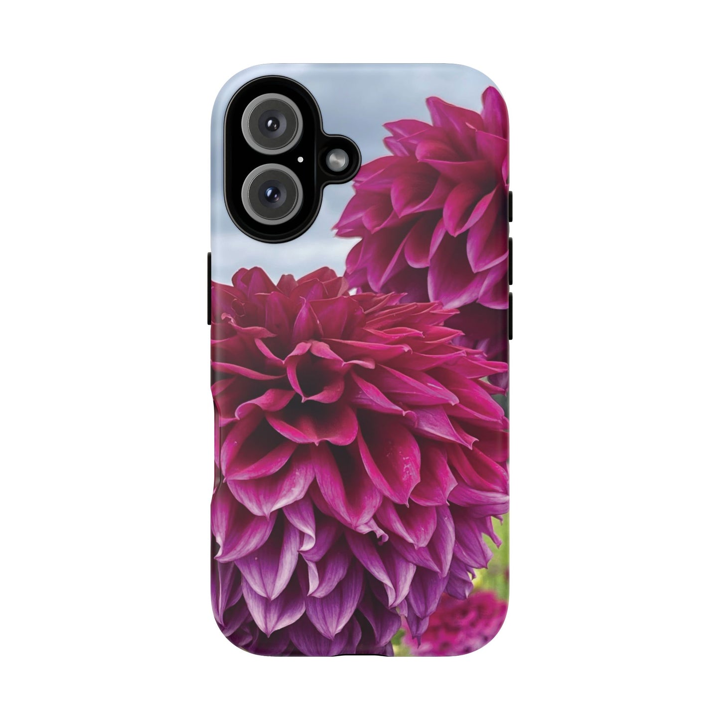 Tough Phone Case - Vibrant Dahlia Design