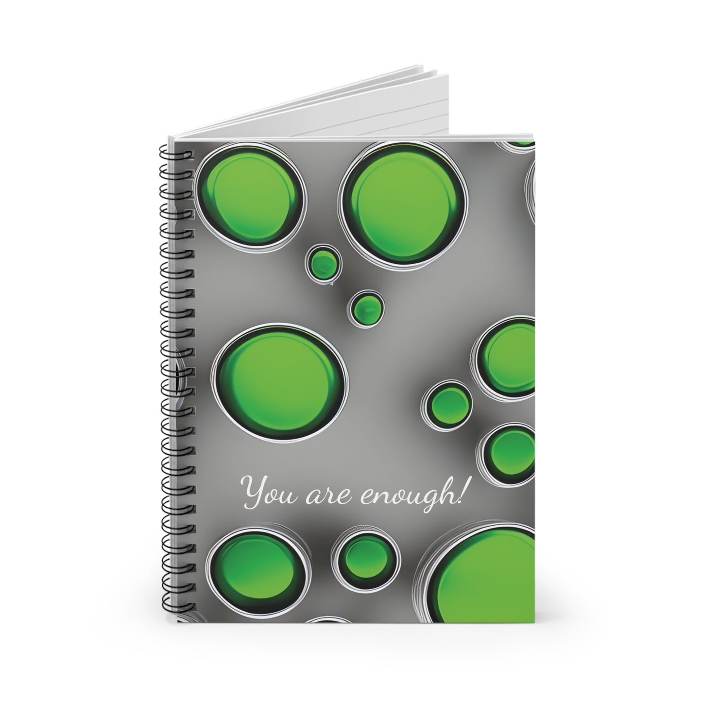 Inspirational Abstract Print Spiral Notebook