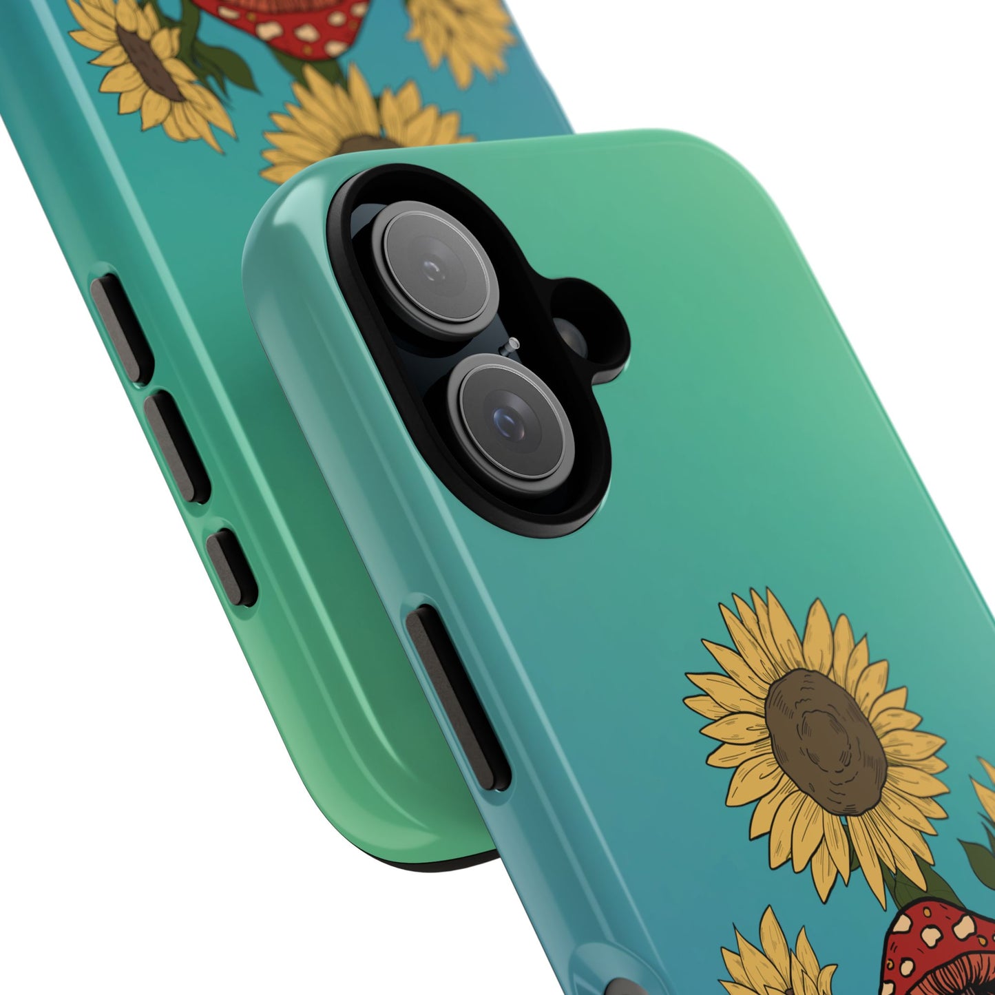 Tough Cases - Mushrooms and Sunflowers