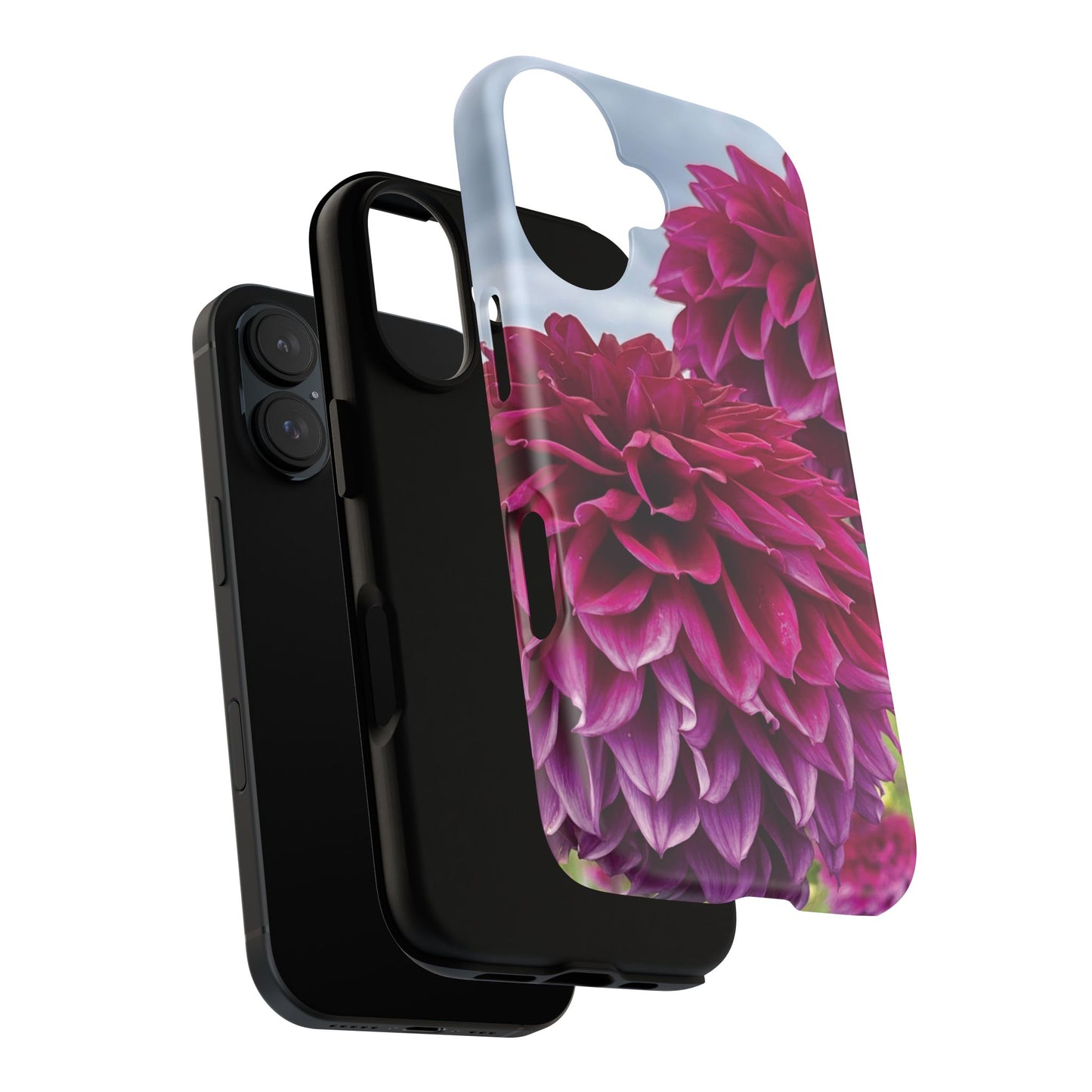 Tough Phone Case - Vibrant Dahlia Design