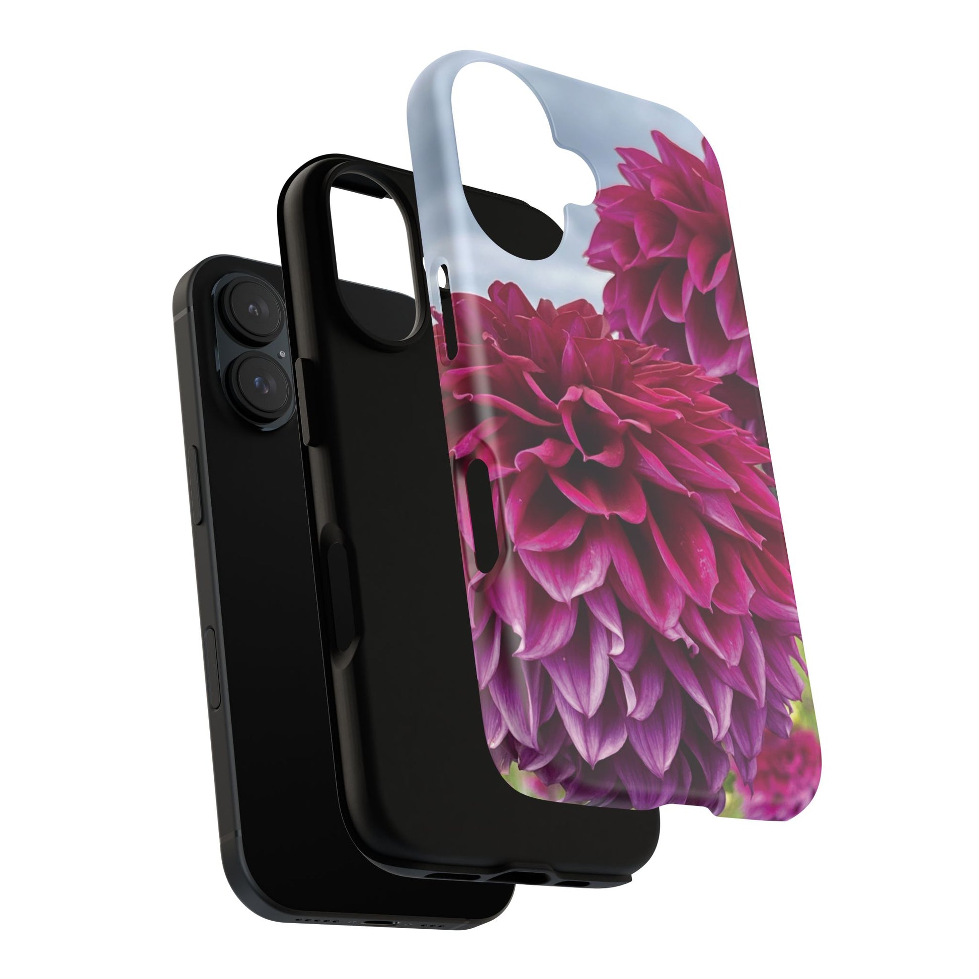 Tough Phone Case - Vibrant Dahlia Design