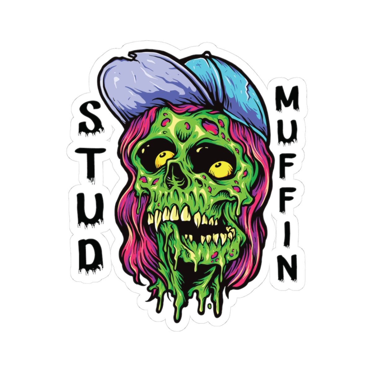 Zombie Kiss-Cut Stickers