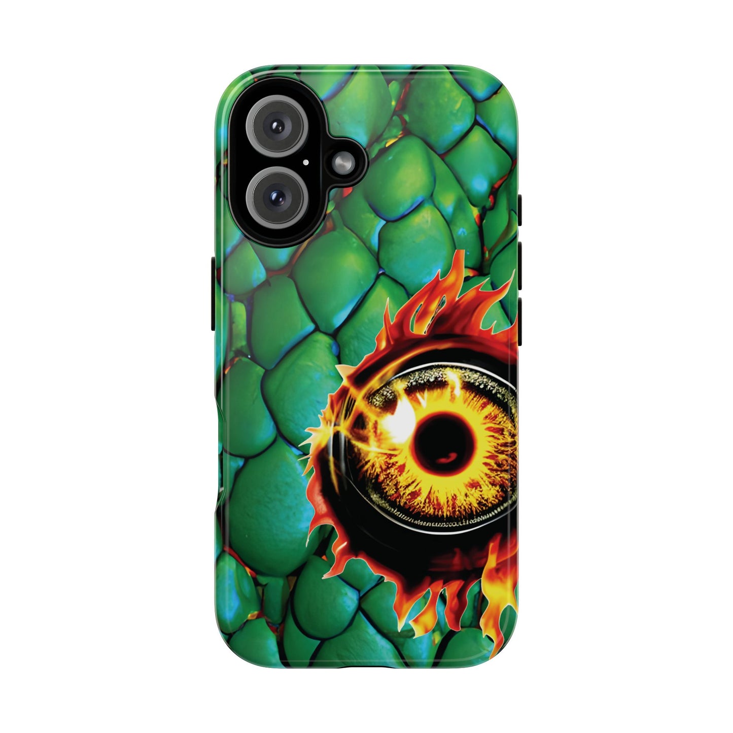 Flaming Dragon Eye Phone Case