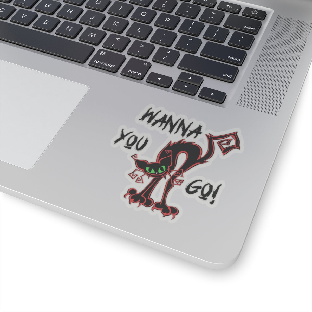 Cat Kiss-Cut Stickers - Crazy Cat Design
