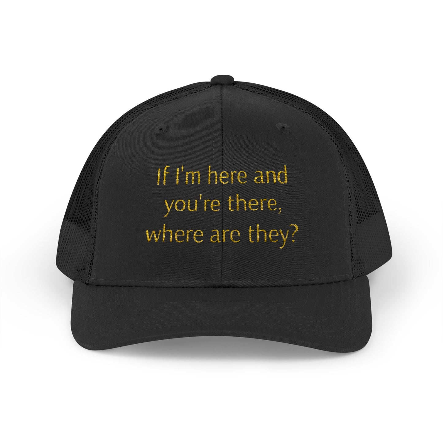 Thought-Provoking Snapback Trucker Cap, Funny Hat, Unique Gift for Thinkers, Casual Wear, Birthday Gift, Conversation Starter