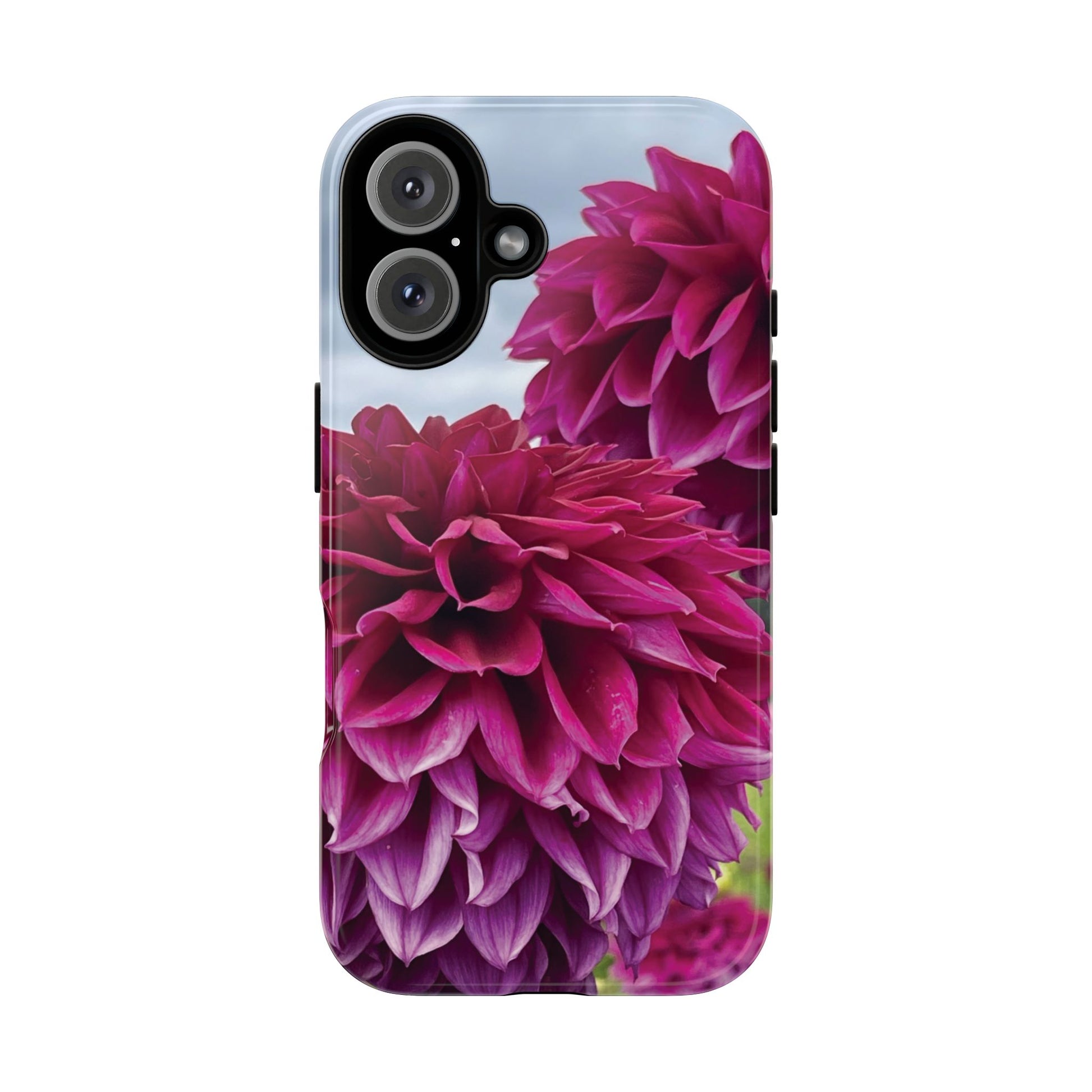 Tough Phone Case - Vibrant Dahlia Design