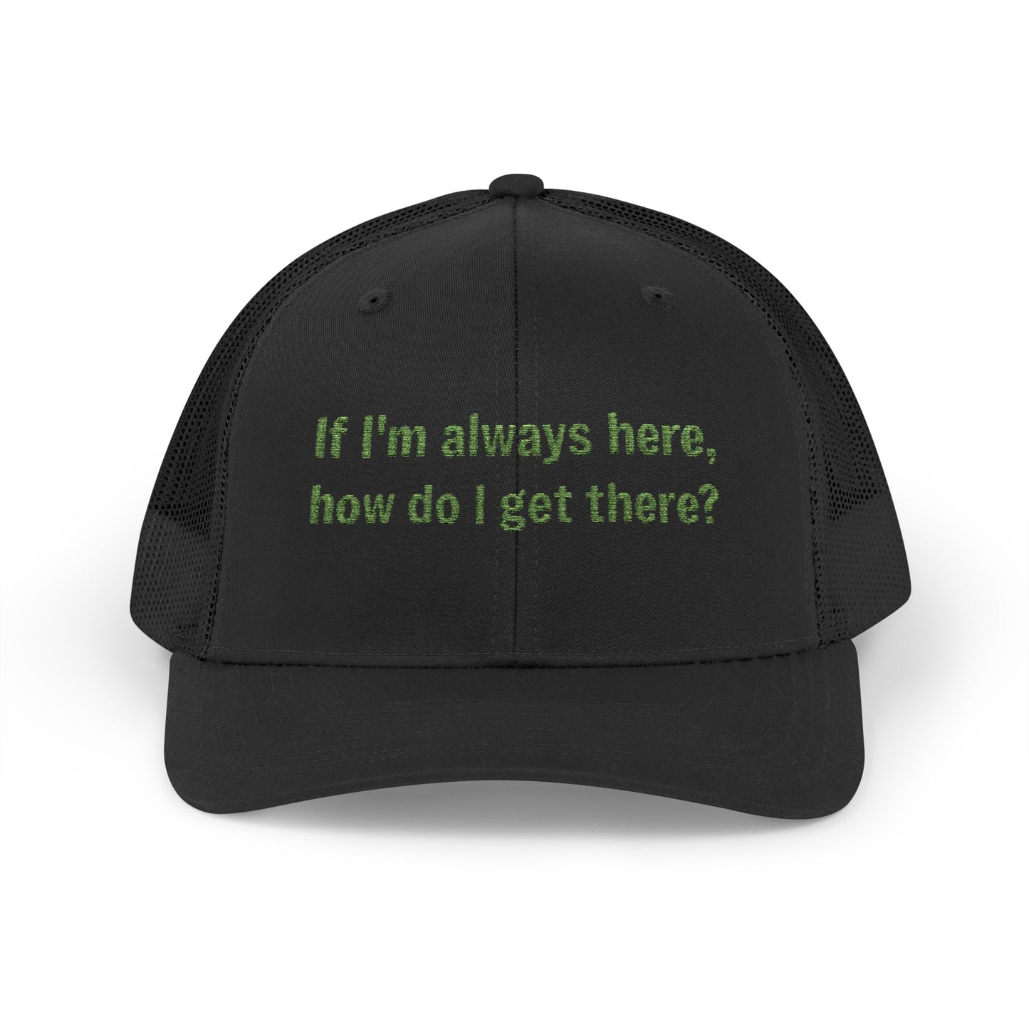 Thought-Provoking Snapback Trucker Cap-Philosophical Humor